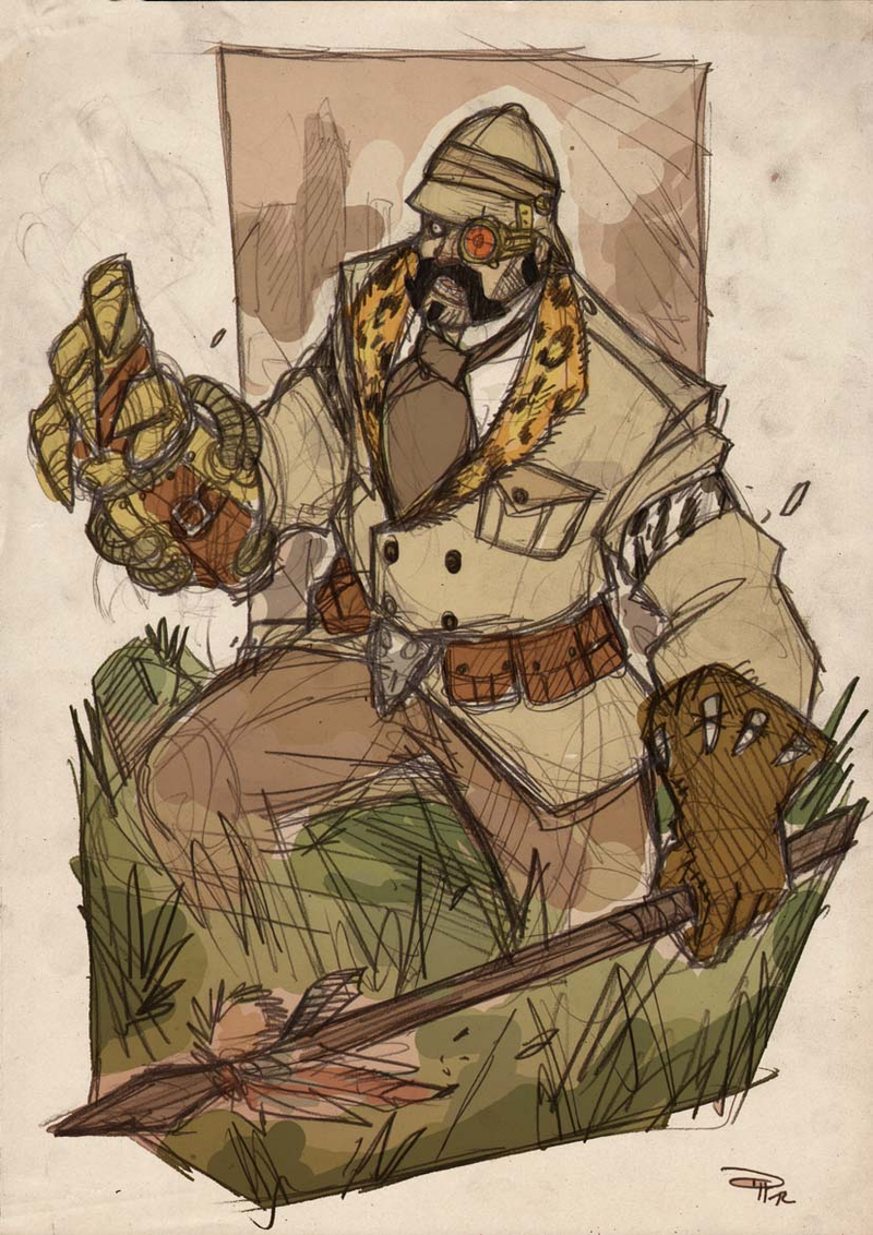 Illustration for article titled Steampunk Spider-Man and his nemesis, Victorian-era Doctor Octopus